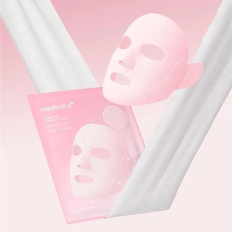 Medicube PDRN粉紅V面面膜(4片裝)+緊緻V面帶