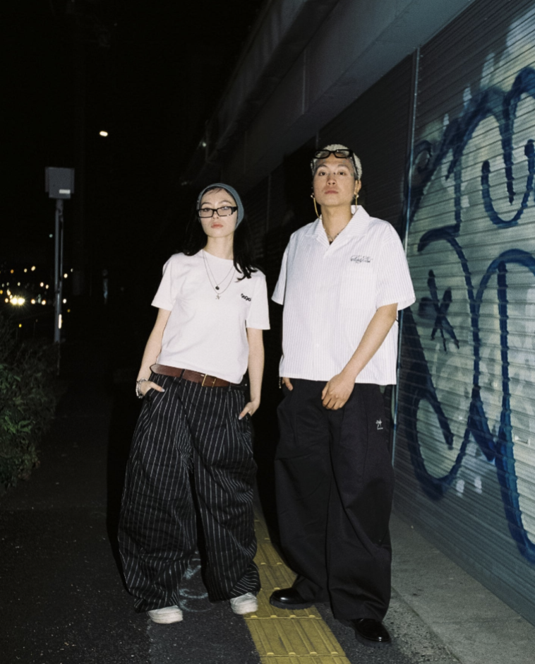 Wide Tuck Chino Pants