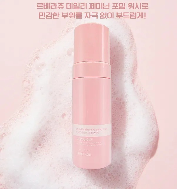 WSBB10759  韓國LEBELAGE 舒敏私密清潔慕斯150ml（7月中旬）