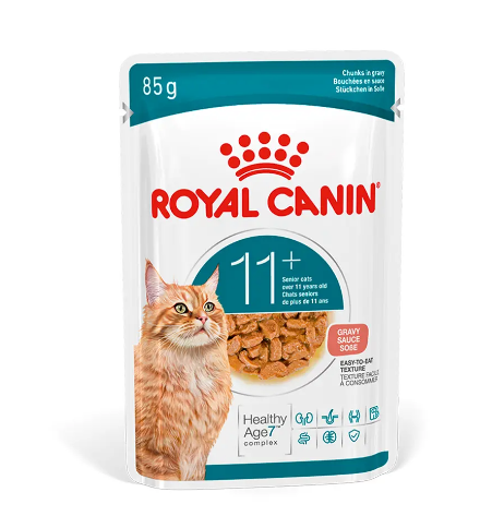 Royal Canin 法國皇家 - 老齡貓11+ 主食濕糧 (1盒12包)