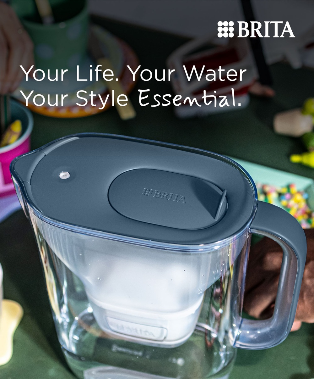 德國品牌BRITA 2.4L (濾水量1.4L) Style Essential Cool 濾水壺 (內含濾芯1件) 暖沙米 -1058295
