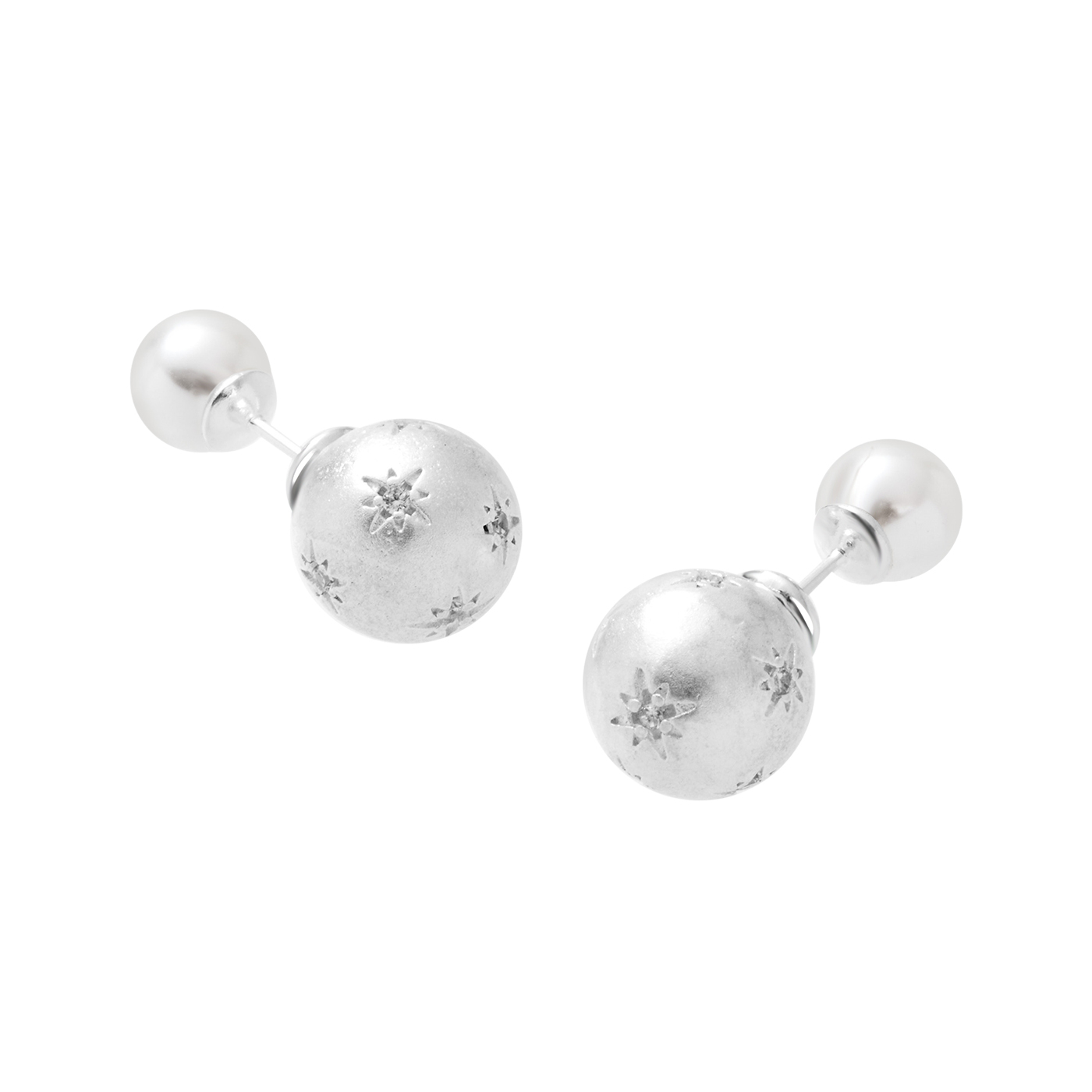 珍珠,星星,耳環,平價飾品