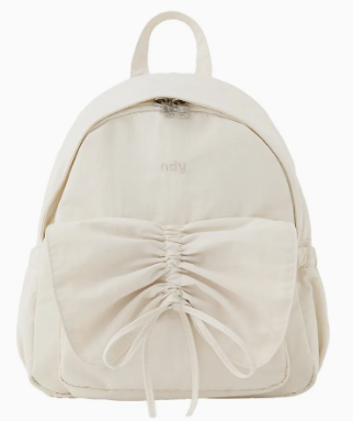 EF86-88 Nerdy Ribbon Shirring Mini Backpack (26SS)
