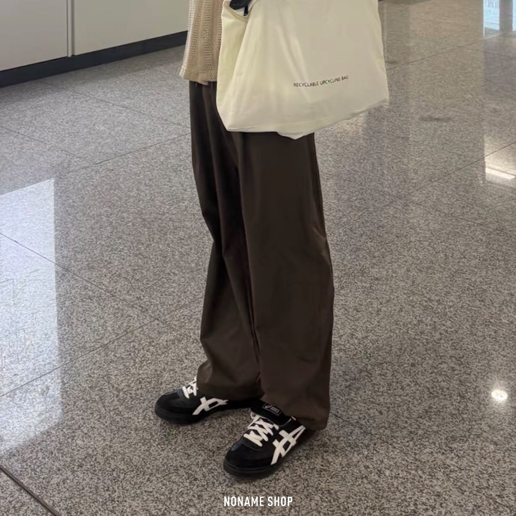 ASICS AARON 2.0 翻蓋鞋舌 德訓鞋 休閒鞋 黑白 (男/女同款)