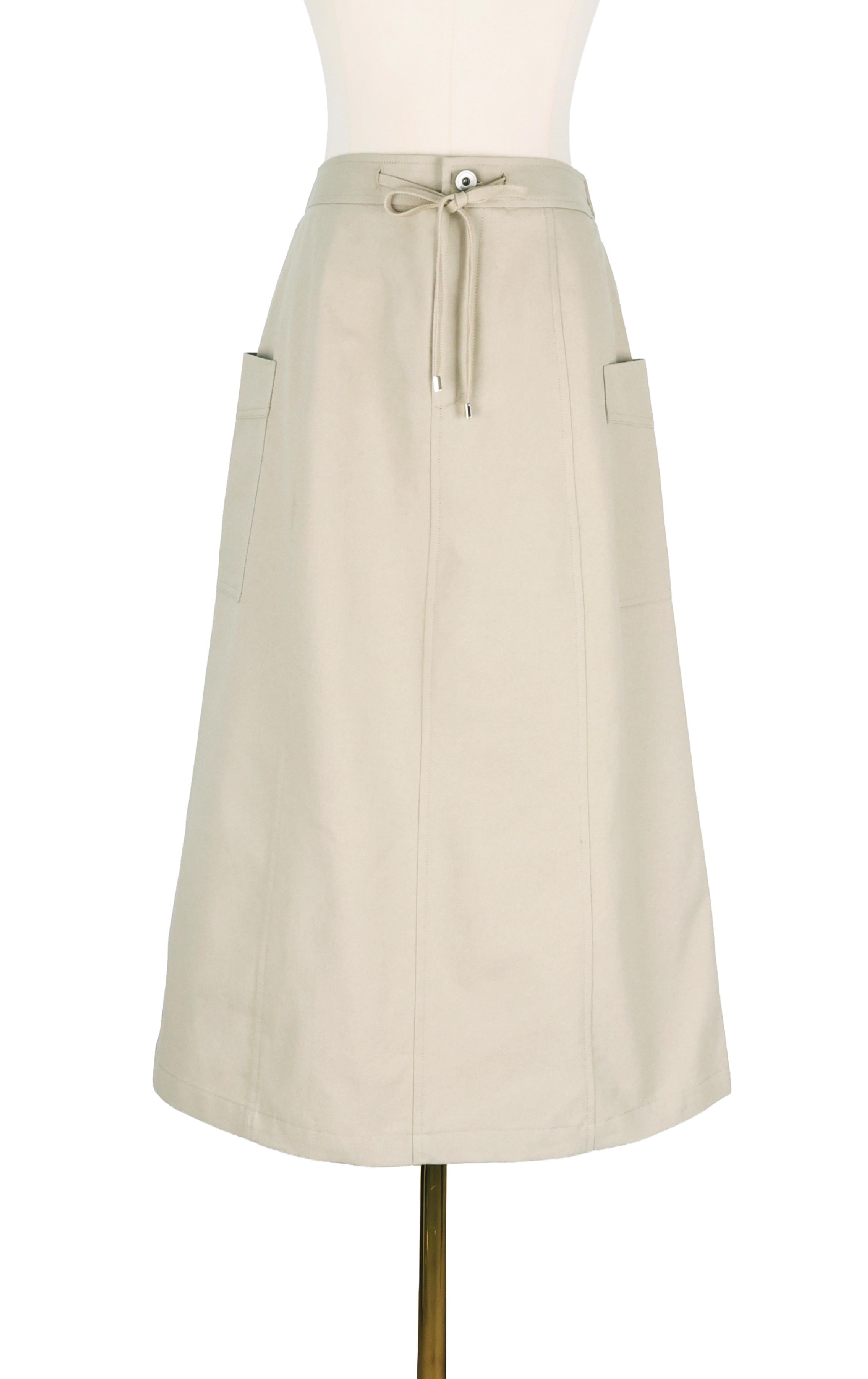 Cargo Maxi Skirt with Drawstring Waist SK0286