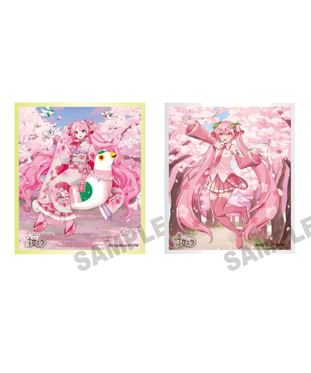 預購-櫻未來×弘前櫻花祭2026 壓克力色紙 系列【日本進口精品】