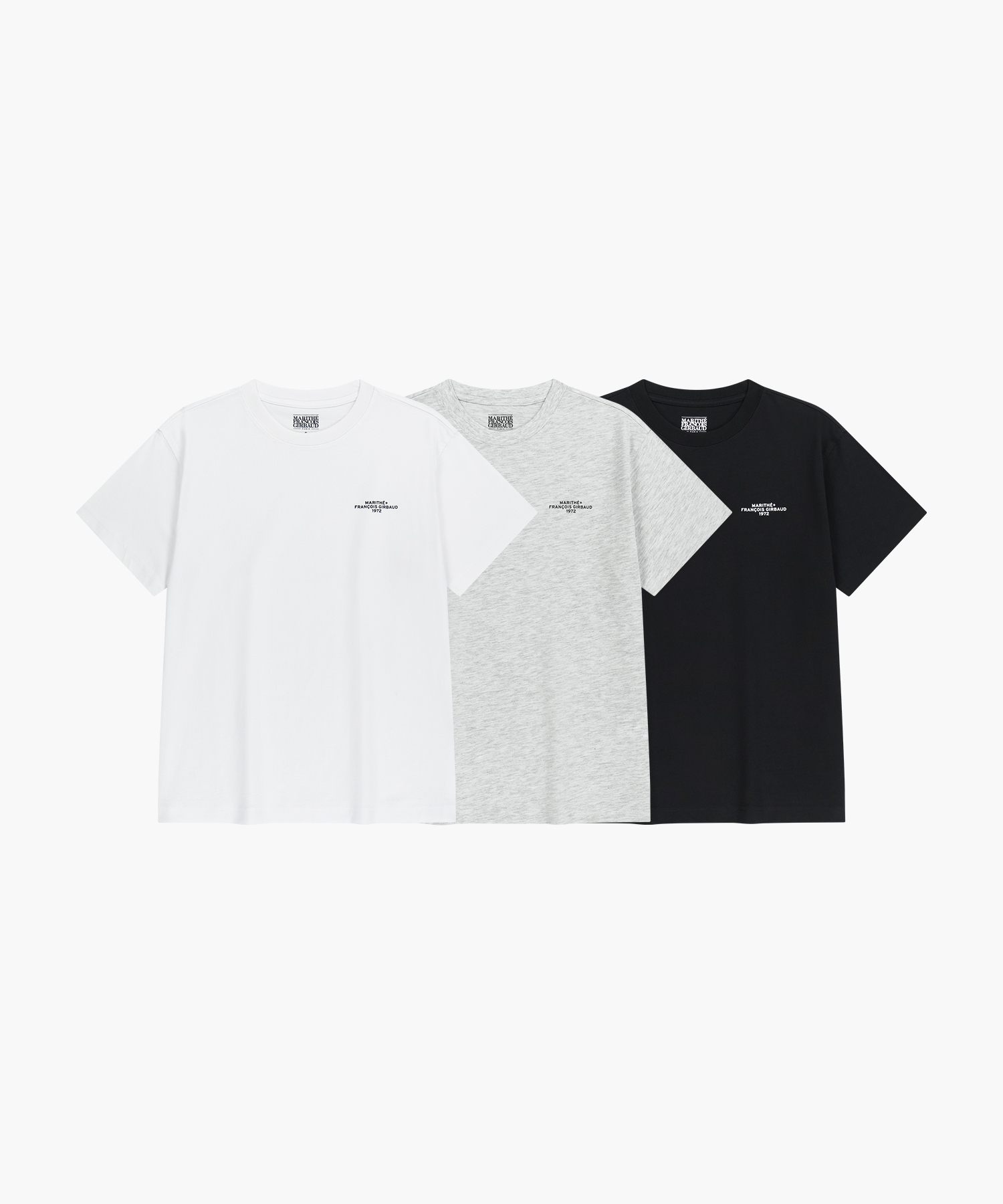 韓國｜抵買之選！MFG 三件裝 T-Shirt (黑白灰各1件)