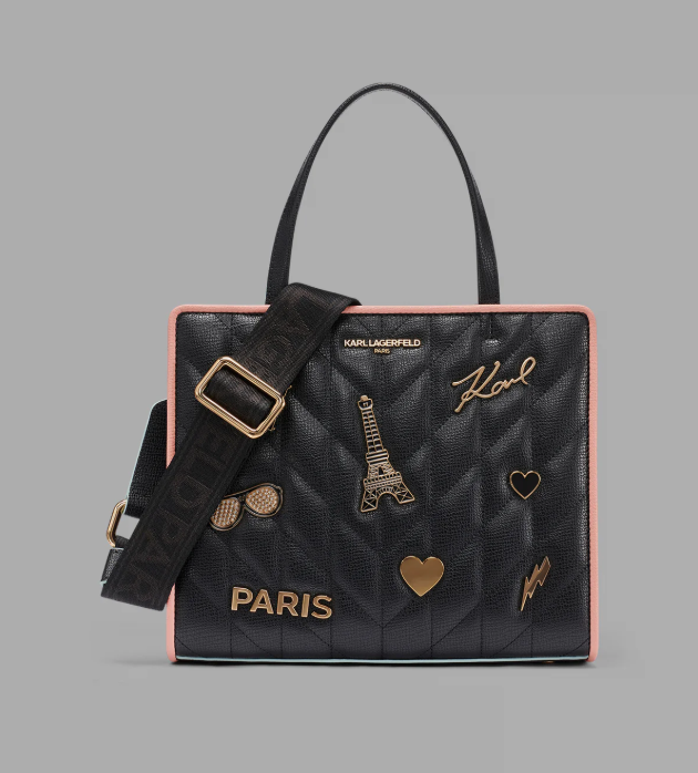 【預購】Karl Lagerfeld Paris  KL050812 MAYBELLE 撞色手提包