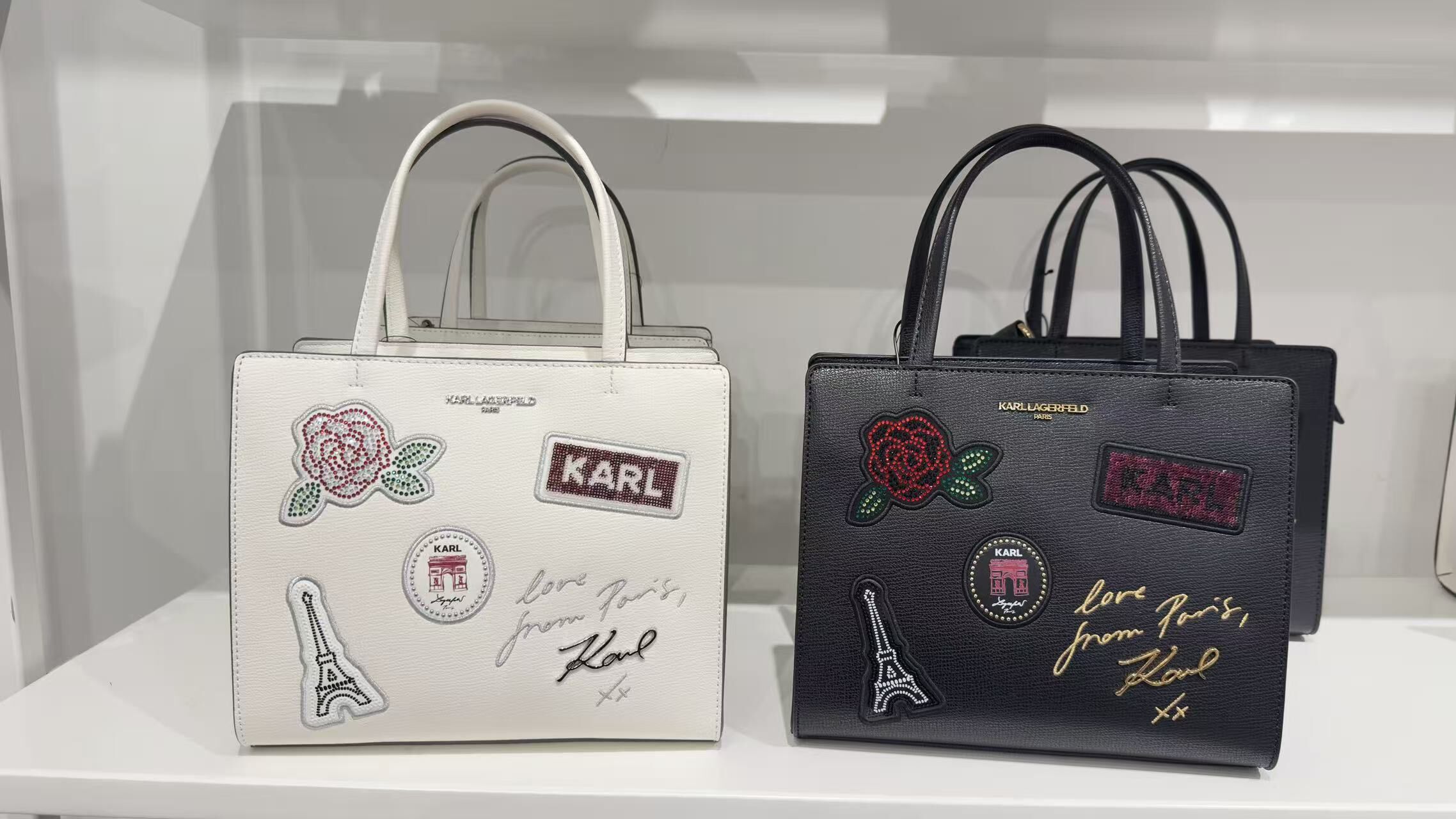 【預購】Karl Lagerfeld Paris KL050813 Maybelle 貼飾手提包