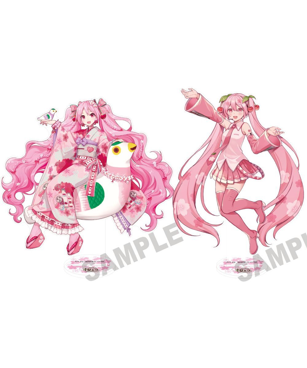預購-櫻未來×弘前櫻花祭2026 BIG壓克力立牌 系列【日本進口精品】