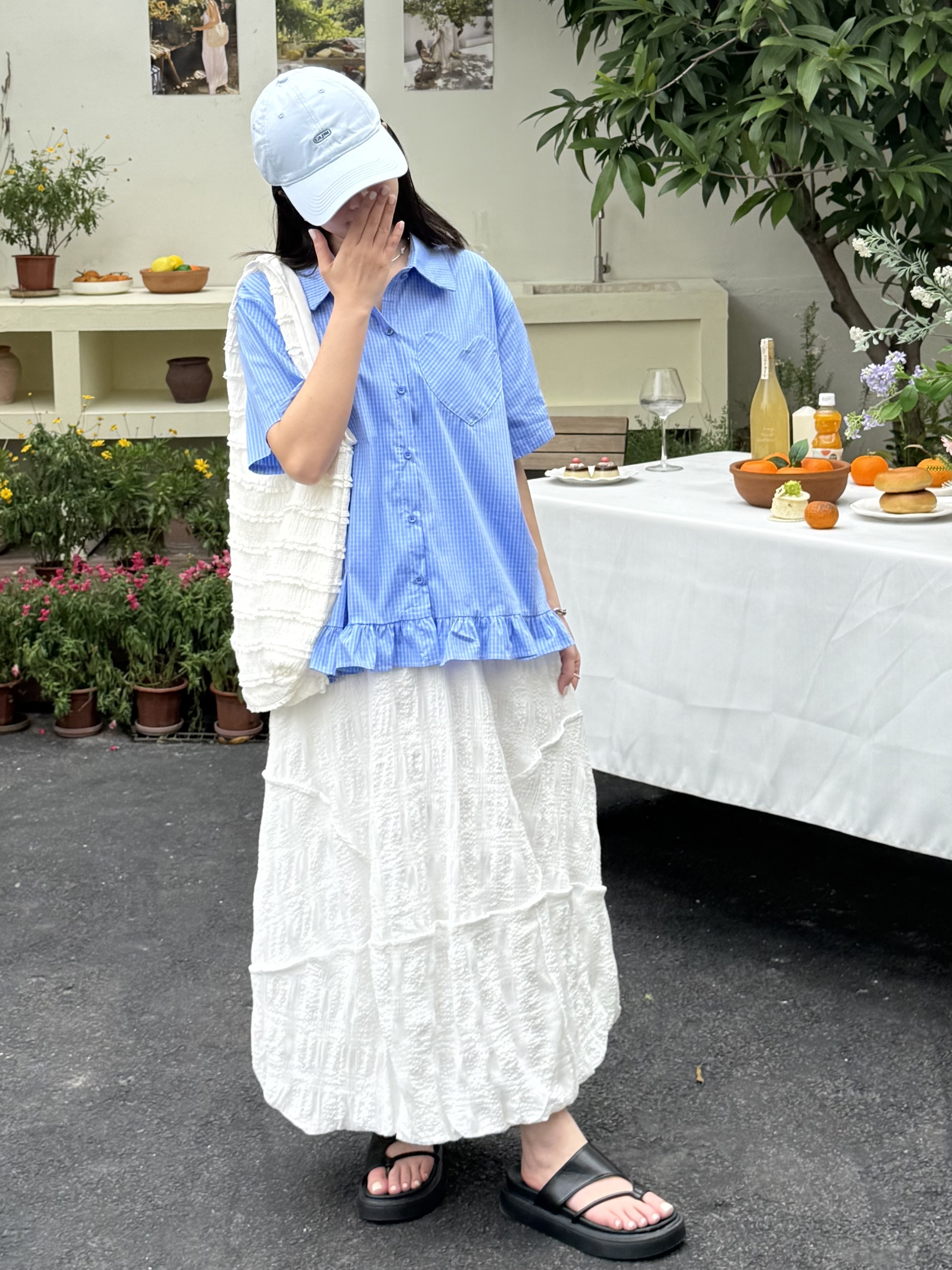 夏日蕾絲ins風肩背包