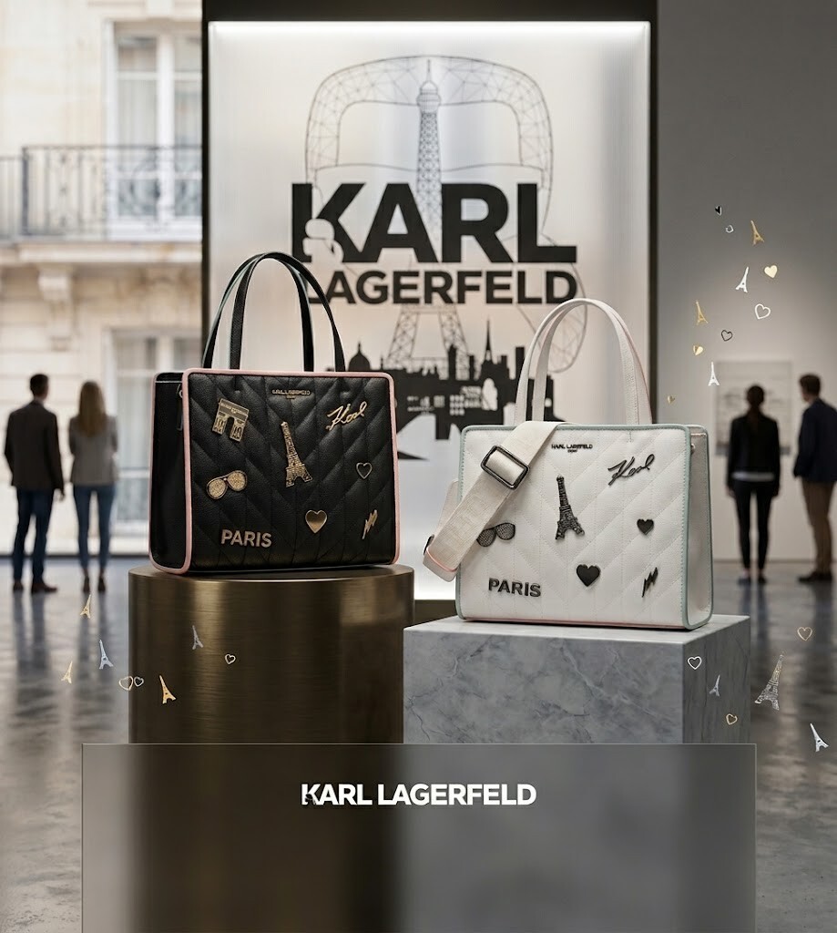 【預購】Karl Lagerfeld Paris  KL050812 MAYBELLE 撞色手提包
