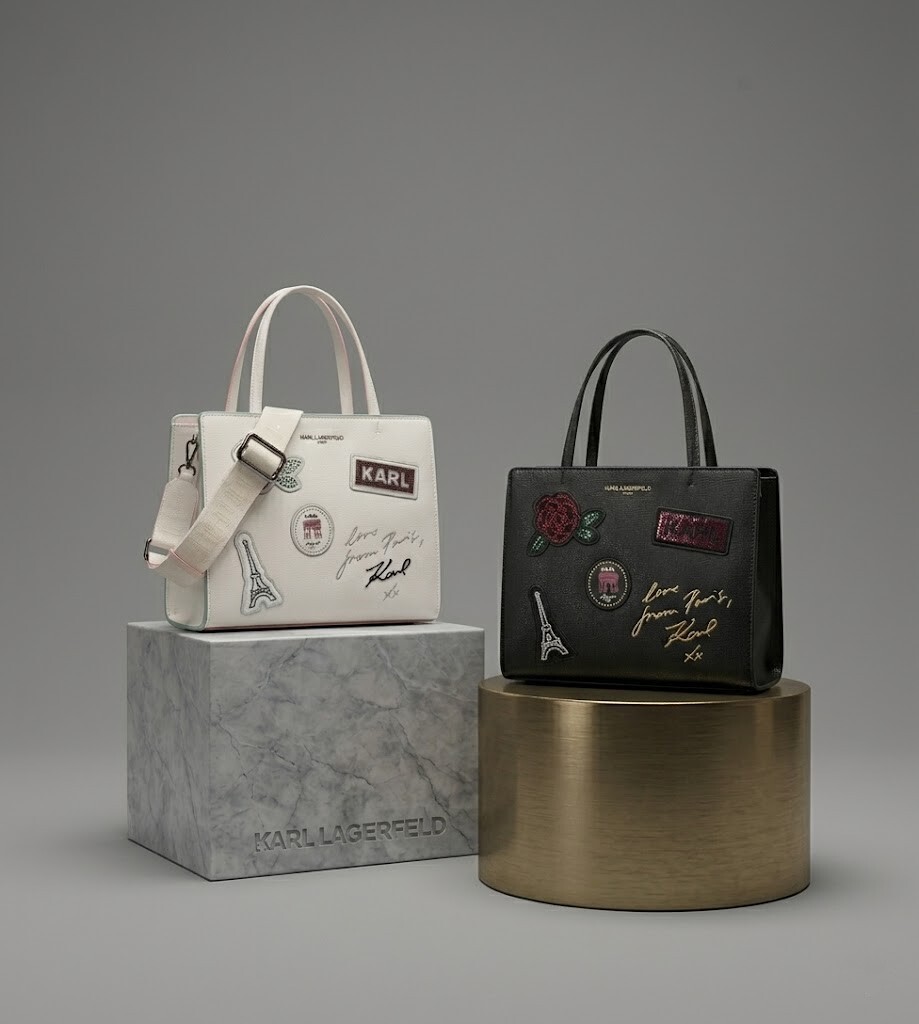 【預購】Karl Lagerfeld Paris KL050813 Maybelle 貼飾手提包