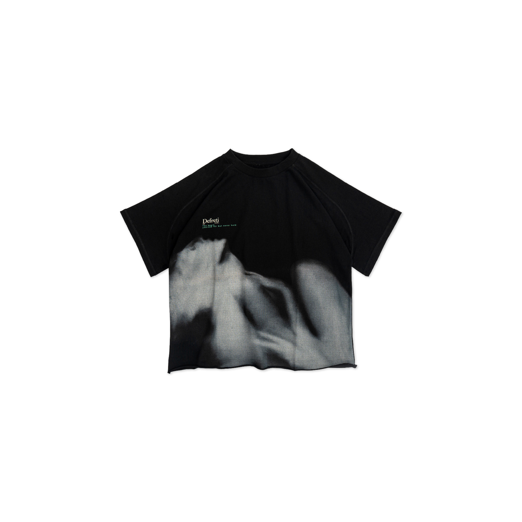 DEFRETI INNER HUNGER TEE 不收邊 漸層 短T 短袖