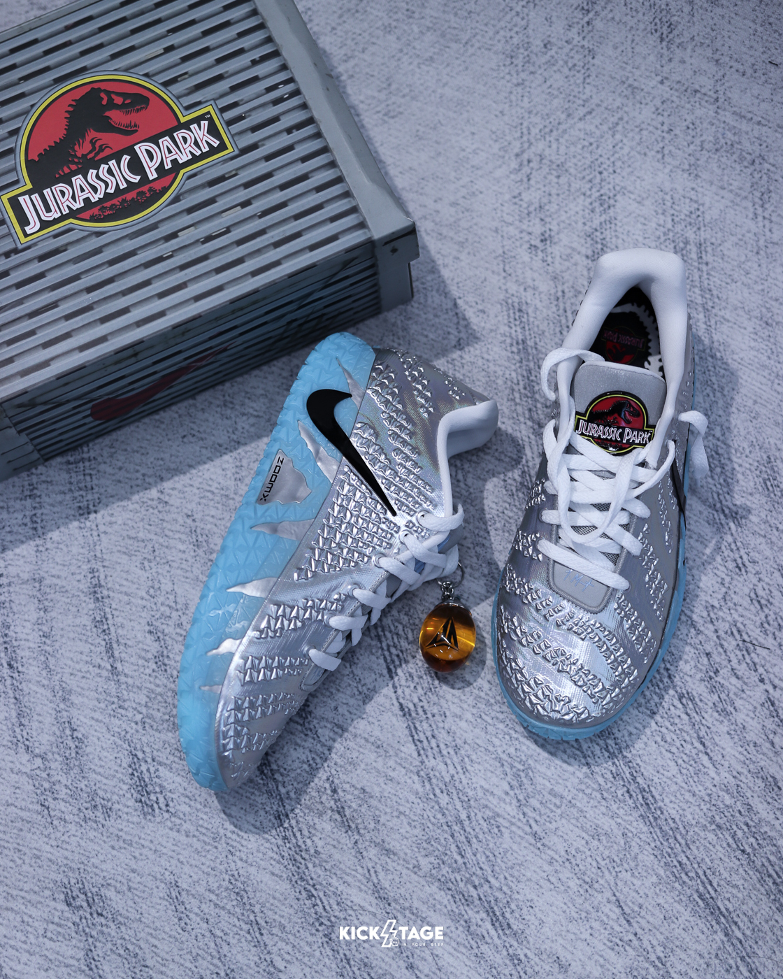 海外連線預定＜限量售出無退換＞男鞋 NIKE JA 3 JURASSIC PARK 'Metallic Silver' 金屬銀 侏儸紀公園 莫蘭特 實戰 籃球鞋 園遊車【IU7239-002】