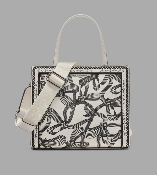 【預購】Karl Lagerfeld Paris KL050819 MAYBELLE 蝴蝶結印花手提包