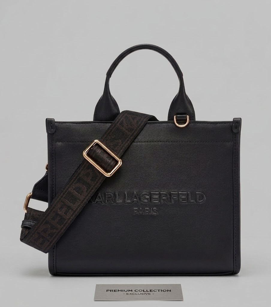 【預購】Karl Lagerfeld Paris KL050818 KRISTINA SMALL 手提包（黑色）
