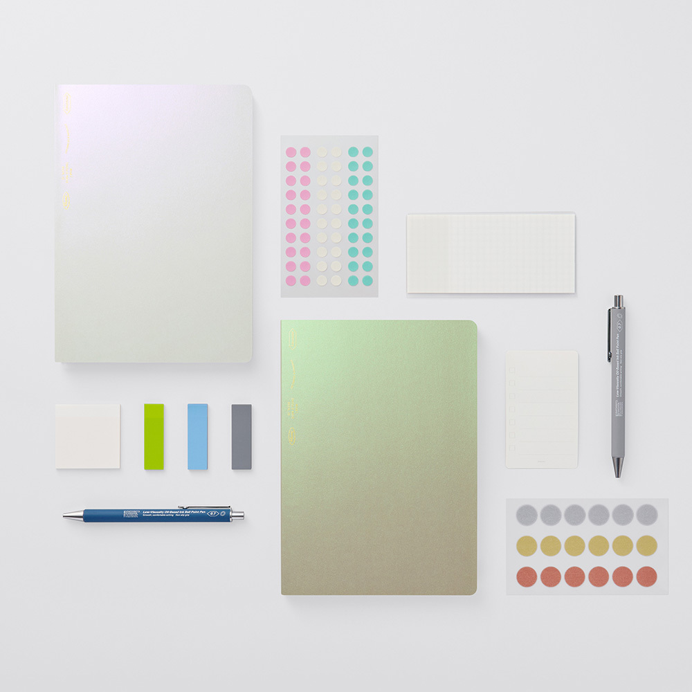 stalogy editor series a5 notebook aurora green