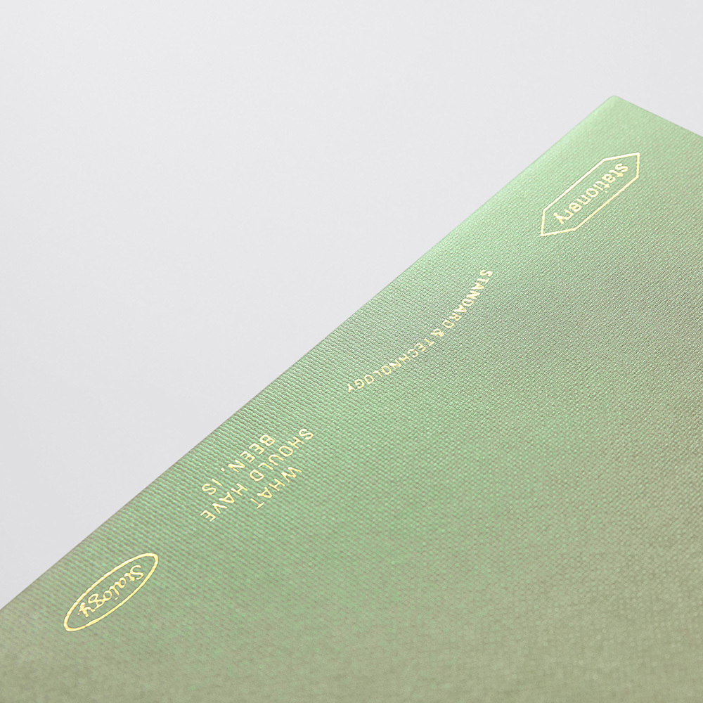 stalogy editor series a5 notebook 1/2years aurora green