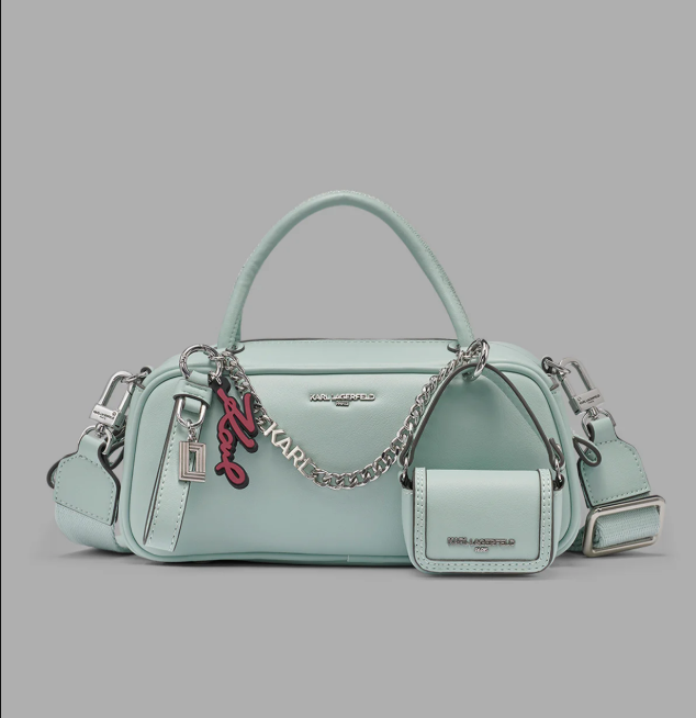 【預購】Karl Lagerfeld Paris KL050823 ZAYLIA 迷你鏈條手提包(薄荷綠)