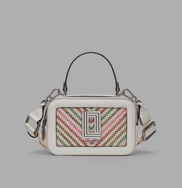 【預購】Karl Lagerfeld Paris KL050824 SIMONE RAFFIA 斜咩包