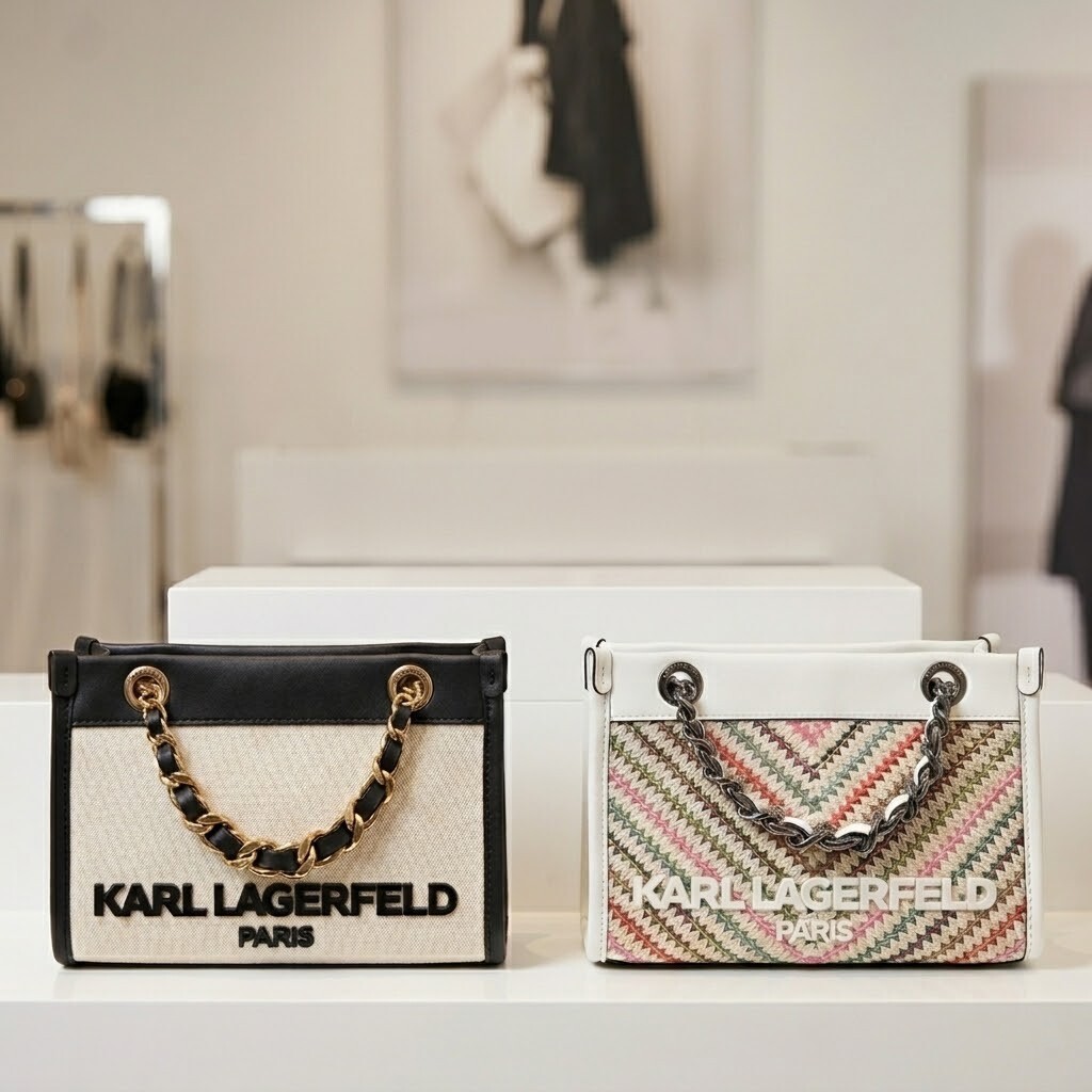 【預購】Karl Lagerfeld Paris KL050822 SAVOIE RAFFIA MINI 手提包