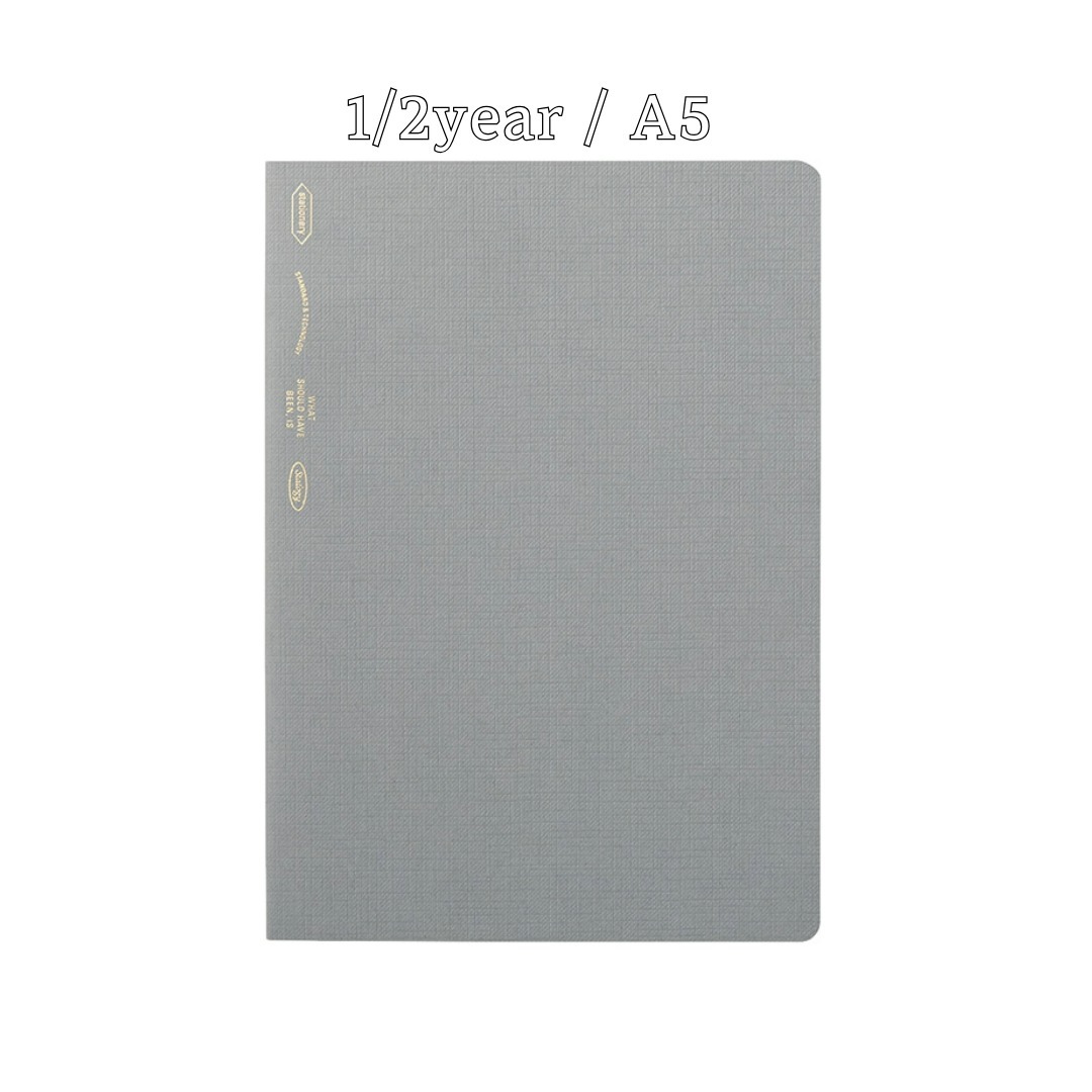 stalogy editor series a5 notebook 1/2years gray