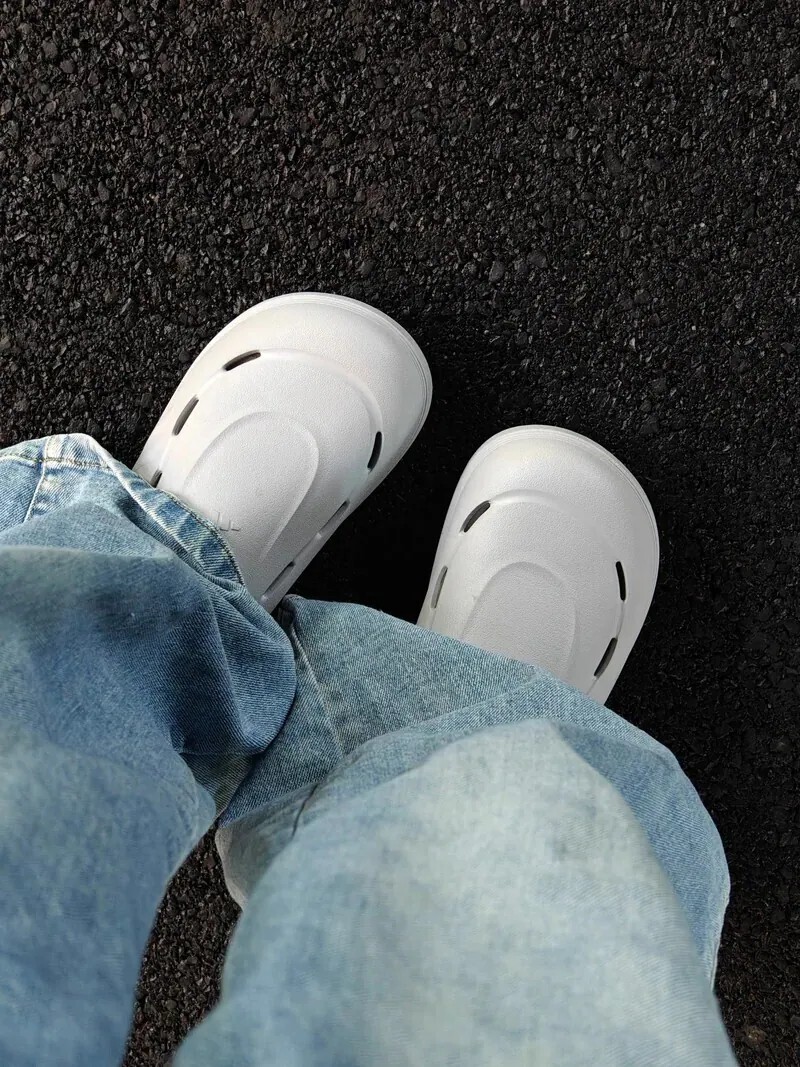<雨天必備> Adidas OZWAVE CLOG 包頭拖鞋 灰色