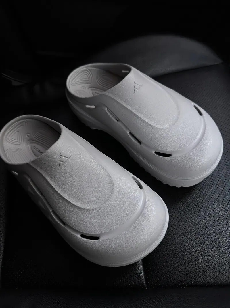 <雨天必備> Adidas OZWAVE CLOG 包頭拖鞋 灰色