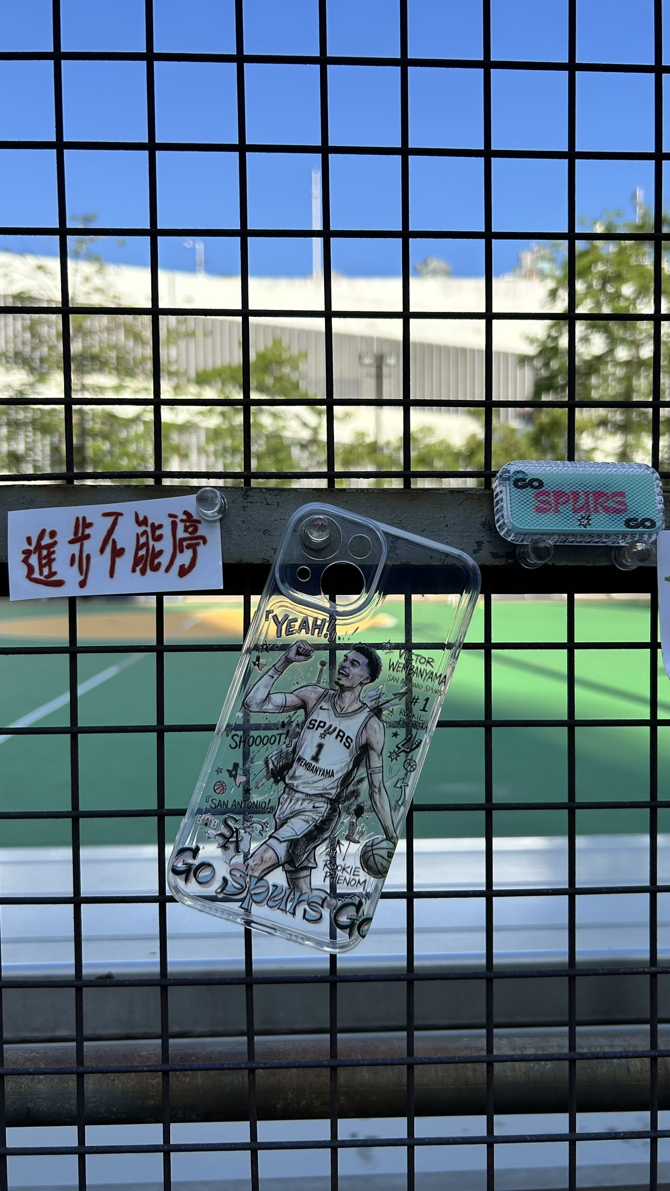 Team Spurs Wembanyama 手機殼