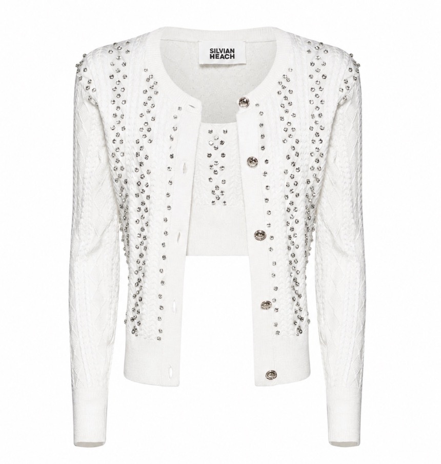 1SH0508-038 [SILVIAN HEACH] Twinset Selaji 白色 #GPP26098TW (EU)
