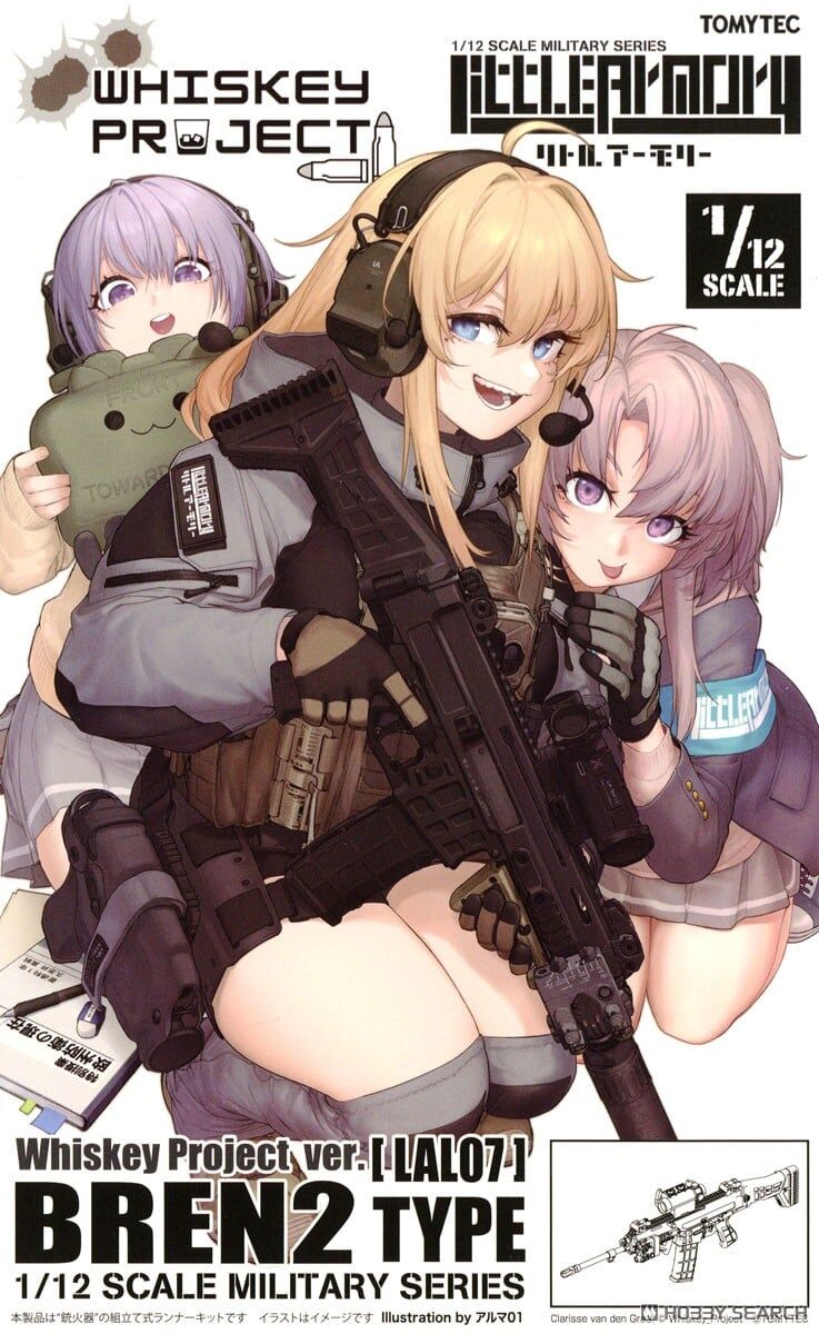 TOMYTEC 迷你武裝 組裝模型 LAL07 BREN2 Type Whiskey Project .ver