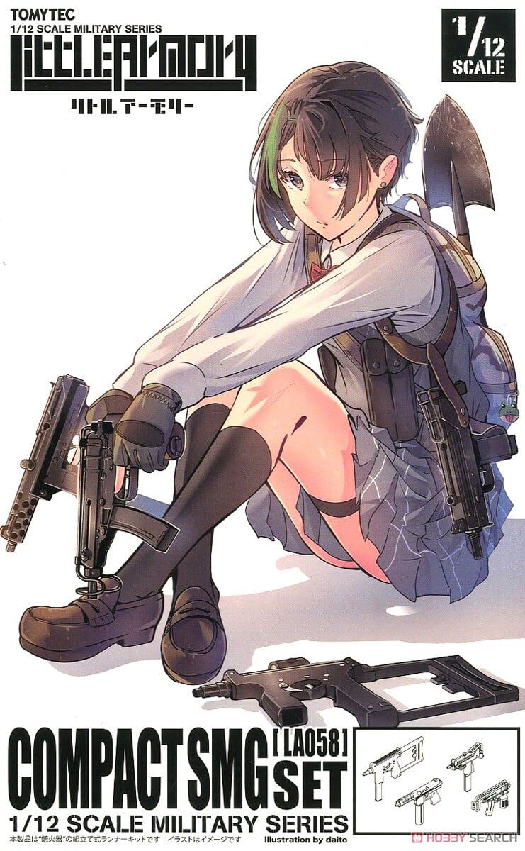 TOMYTEC 迷你武裝 組裝模型 LA058 Compact SMG Set