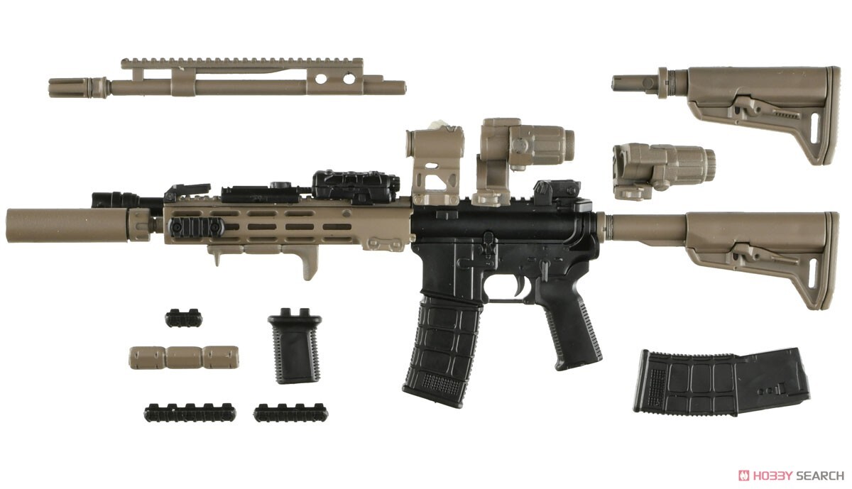 TOMYTEC 迷你武裝 組裝模型 LA102 M4A1URG-I 11.5型