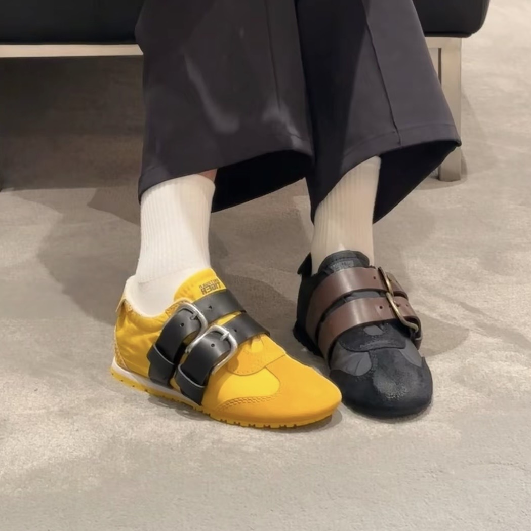 ONITSUKA TIGER CODOBEL 雙扣造型 復古 鬼塚虎 TWICE MOMO同款 黃1183C627-750/黑灰1183C627-001