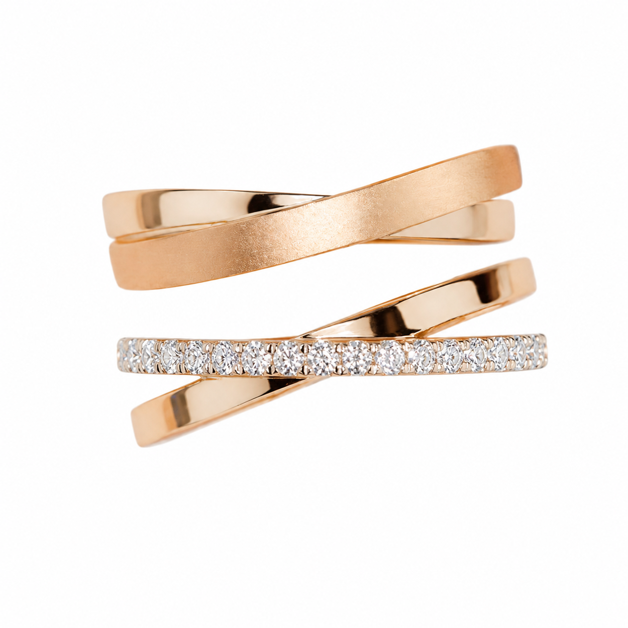 Eternal Radiance Vow | 18K Natural Diamond Couple Rings