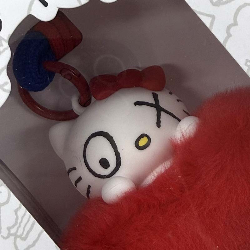 わたる Hello Kitty HELLO KITTY X ANDRE SARAIVA系列可磁吸站立毛絨掛件SN26005