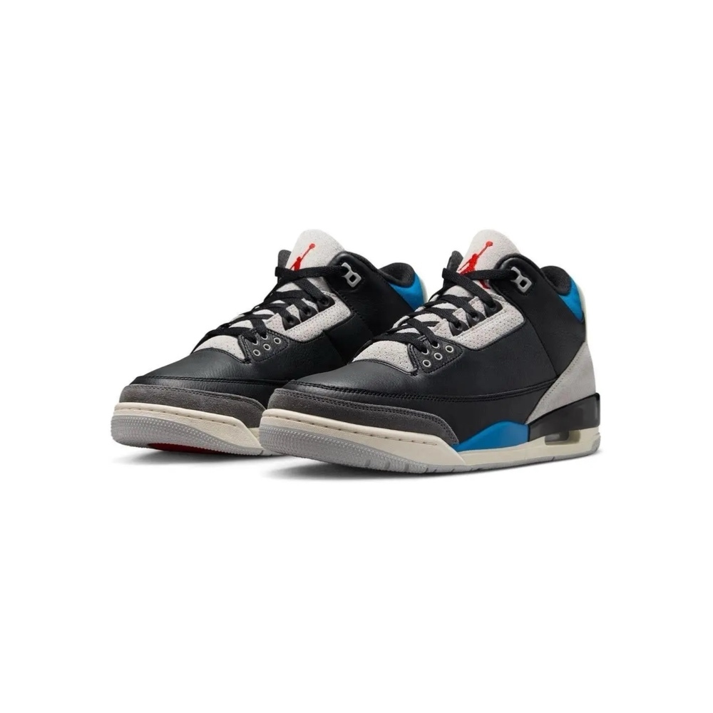 NIKE JORDAN 3 RETRO OG 黑藍 喬丹 籃球鞋 中童鞋 IB8969-004