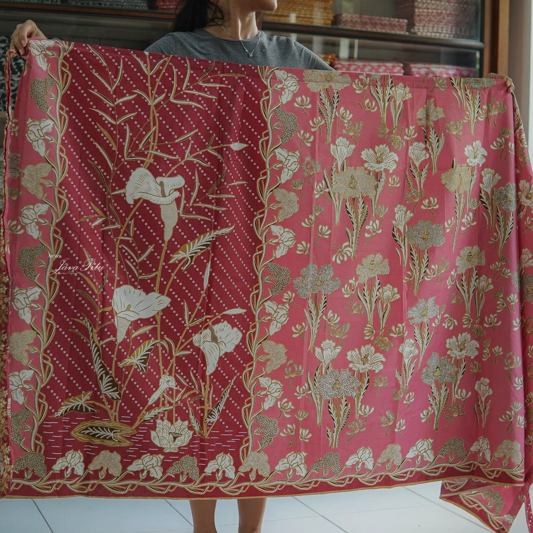 Batik｜New Sarong Batik - Calla lily ｜Indonesia