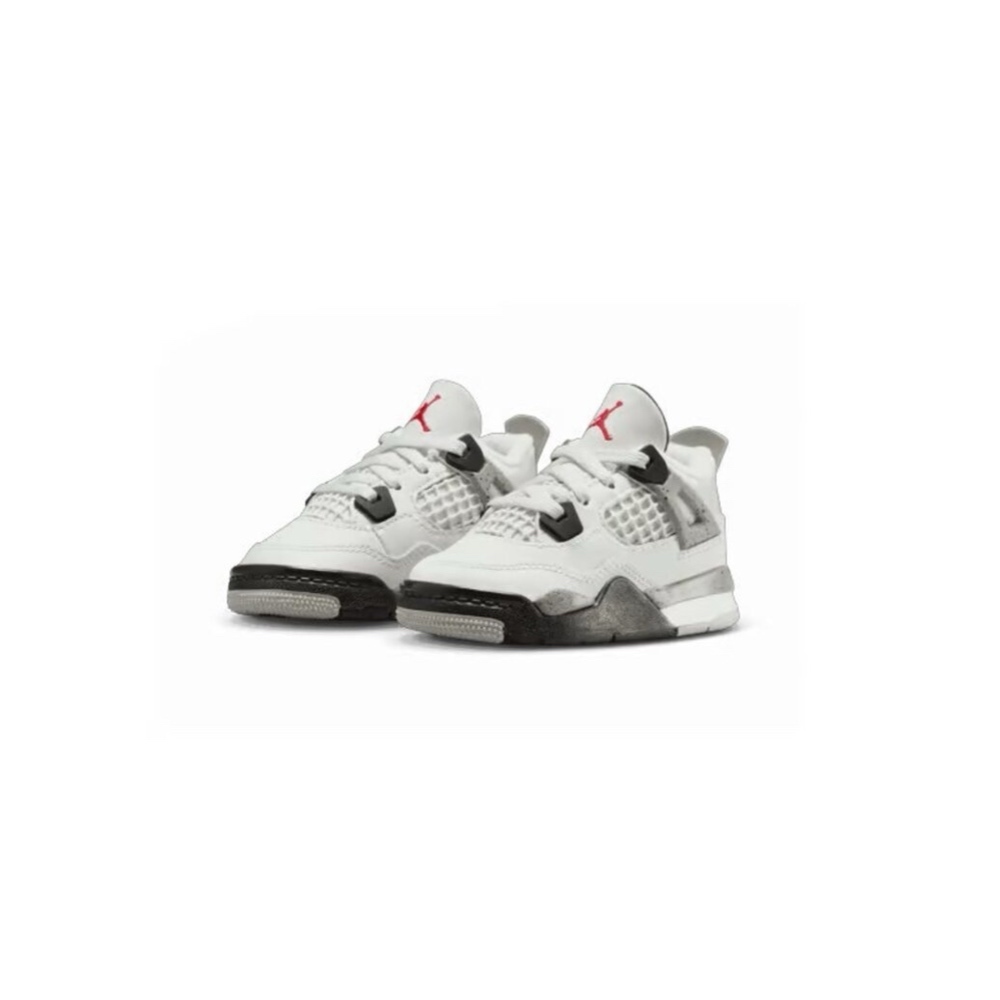 NIKE JORDAN 4 RETRO 白水泥 喬丹 籃球鞋 童鞋 IB4387-100