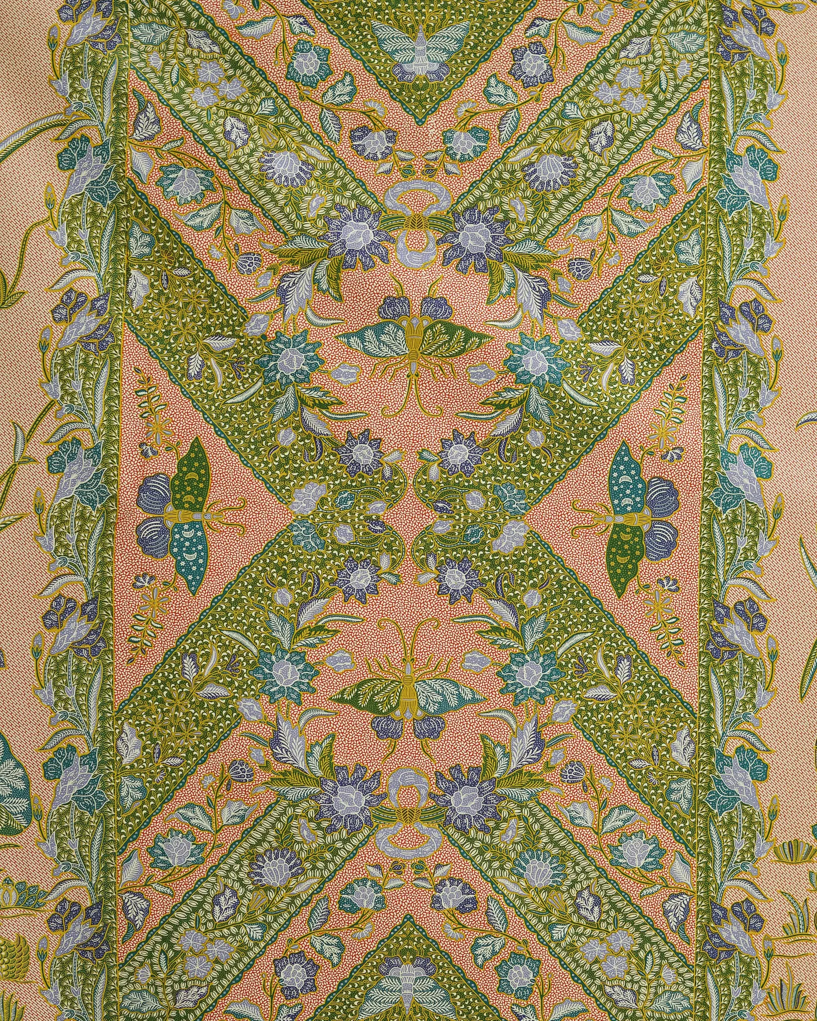 Batik｜New Sarong Batik - Lotus Garden｜Indonesia