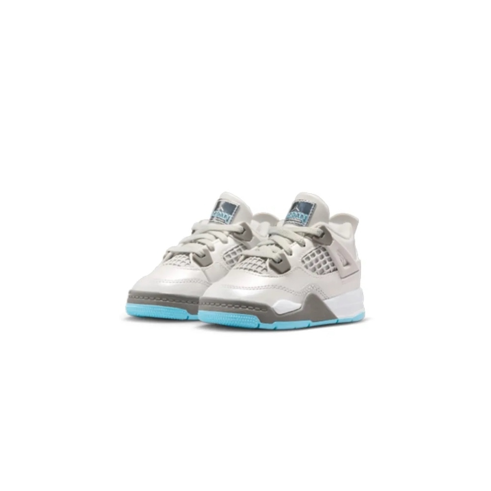 NIKE AIR JORDAN 4 RETRO 白灰 白水泥 喬丹 童鞋 HV4759-014