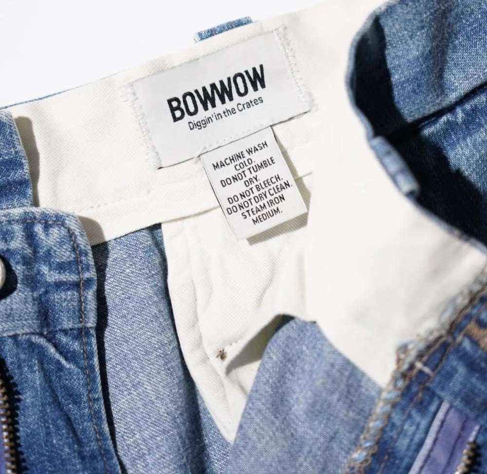 BOWWOW 2026 US ARMY DENIM SHORTS AGED - PRE ORDER ITEM (預訂中)