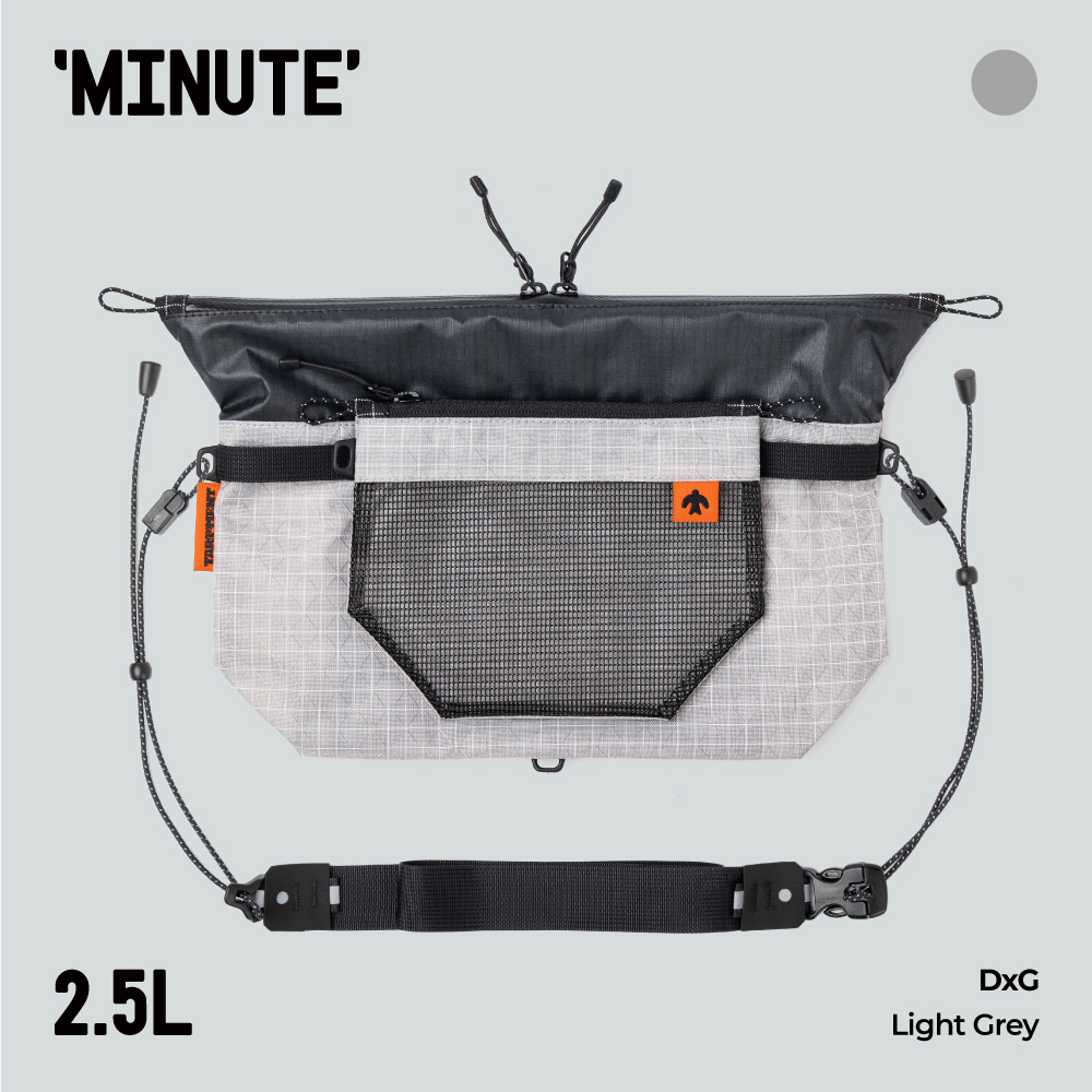 TAR(P)MENT MINUTE SACOCHE LIGHT GREY TM-SAM-LG