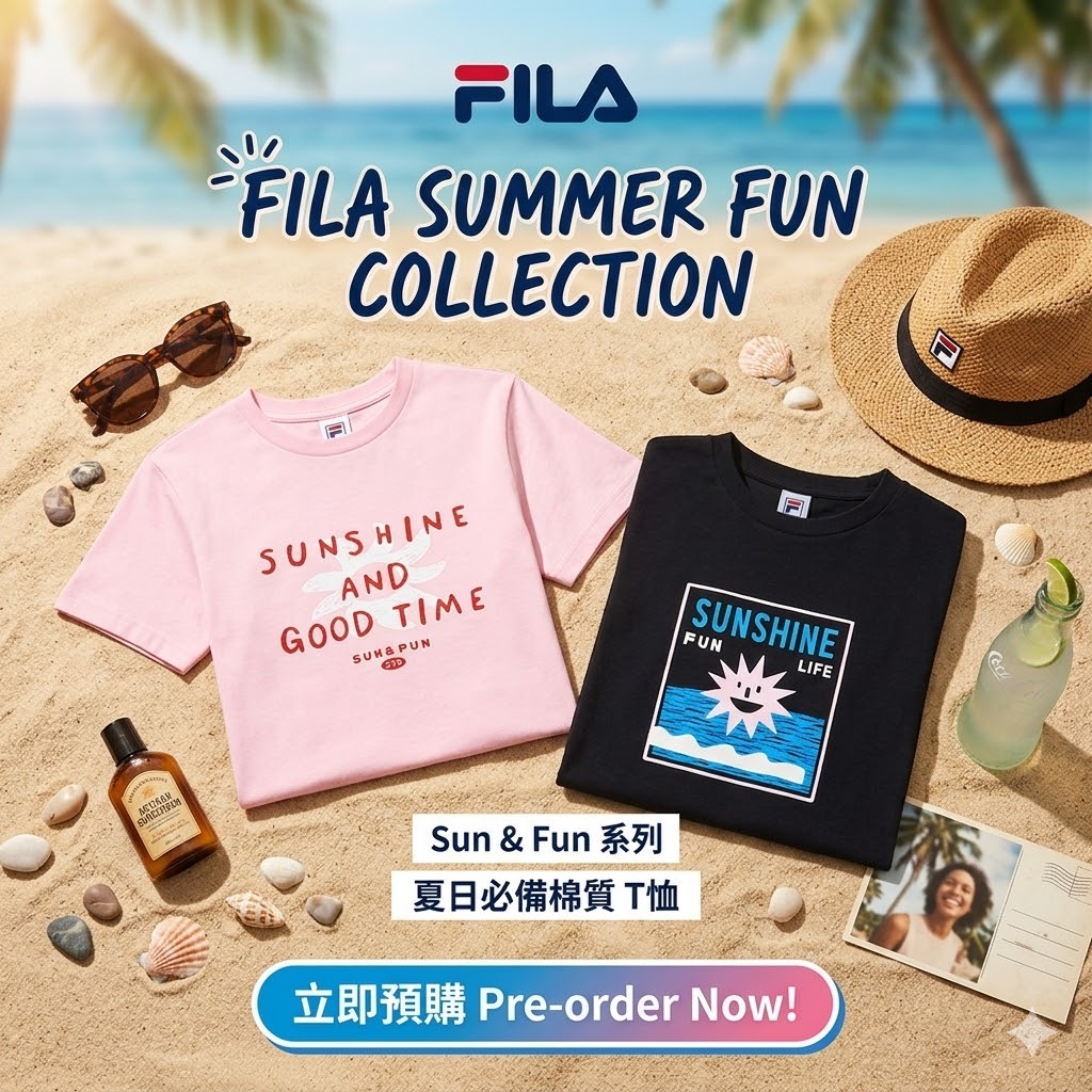 【預購】FILA WKR050810 女裝短袖上衣