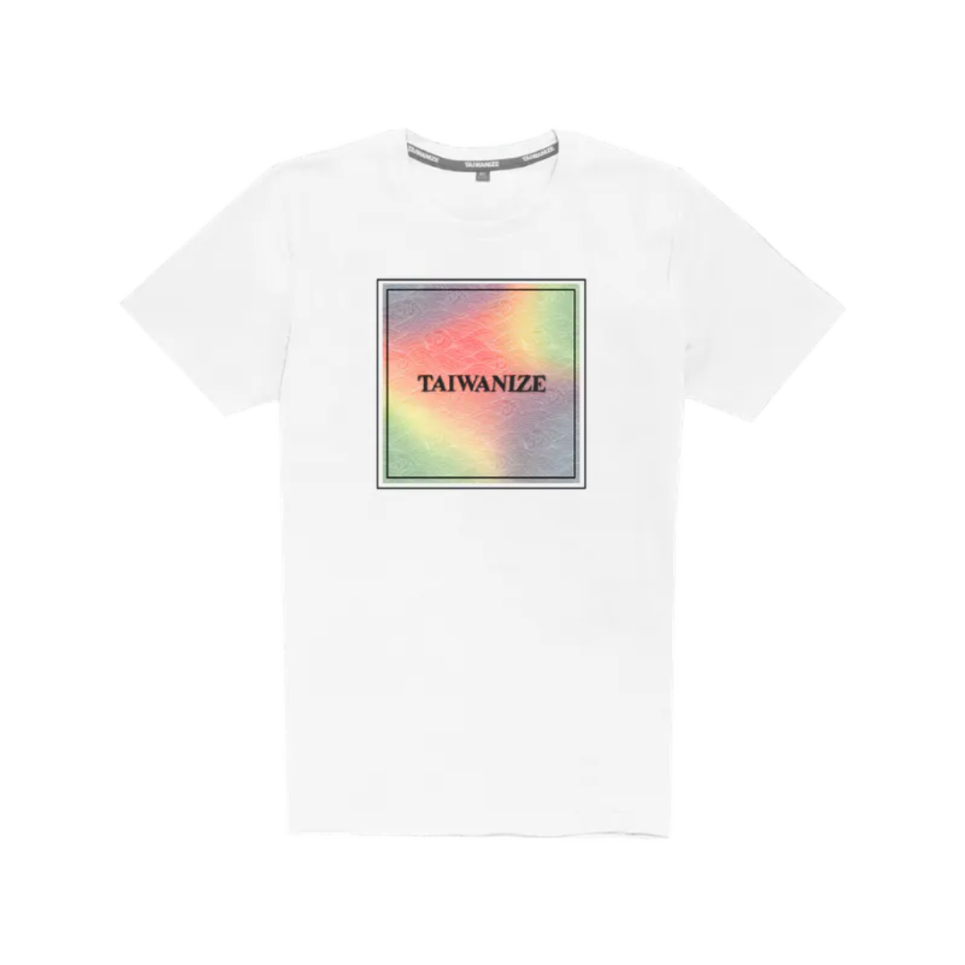 白色T-shirt正面大圖印刷範例