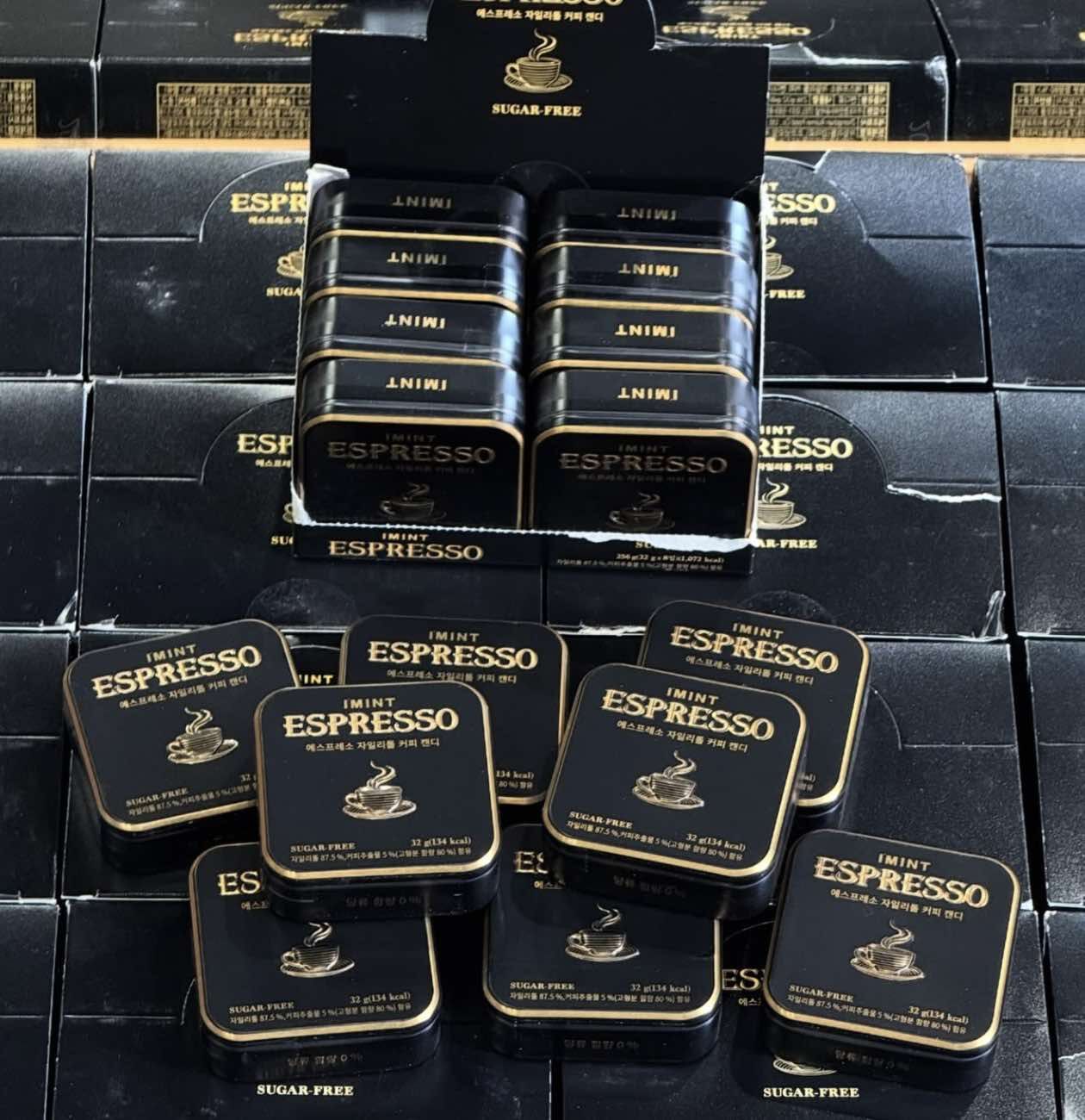 韓國限定 Espresso Xylitol Coffee Candy 32g 木糖醇 薄荷 咖啡糖