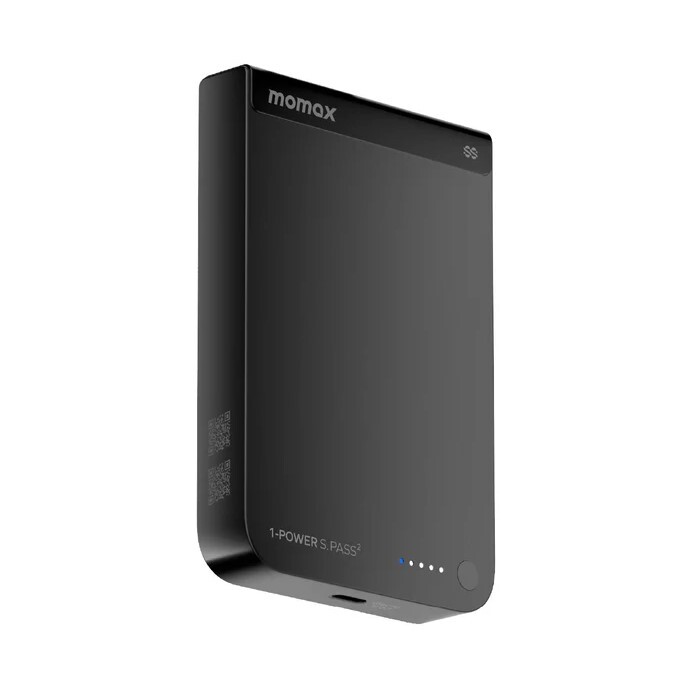 (CCC 認證 + QR Code)MOMAX 1-Power S.Pass² 10000mAh 磁吸流動電源 IP163Q22