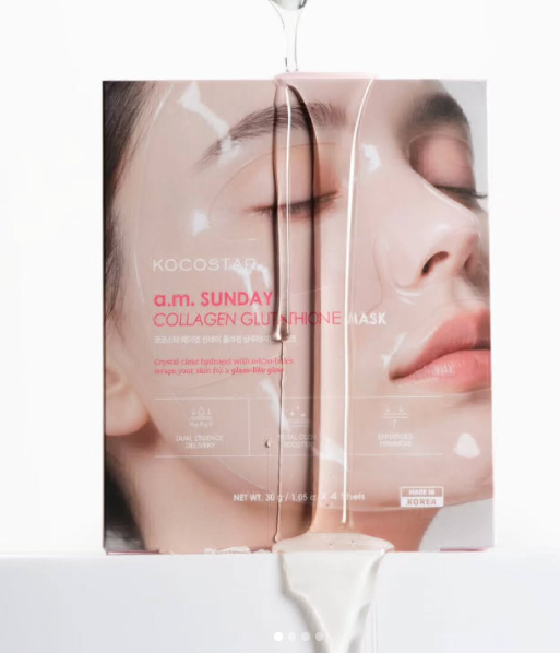 CR260509-K16 a.m. Sunday Collagen Glutathione Mask 10ea （EXP:2028.12）