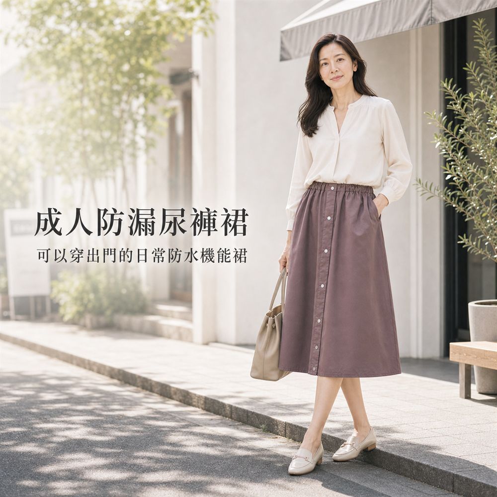 成人防漏尿褲裙,適合輕漏尿、生理期、長輩照護與外出防水防漏,多一層保護避免尿液沾到外褲